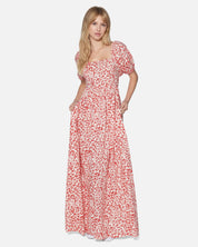 Hurley - Womens Carefree Maxi Dress Rococco Red