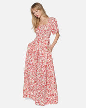 Hurley - Womens Carefree Maxi Dress Rococco Red