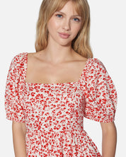 Hurley - Womens Carefree Maxi Dress Rococco Red