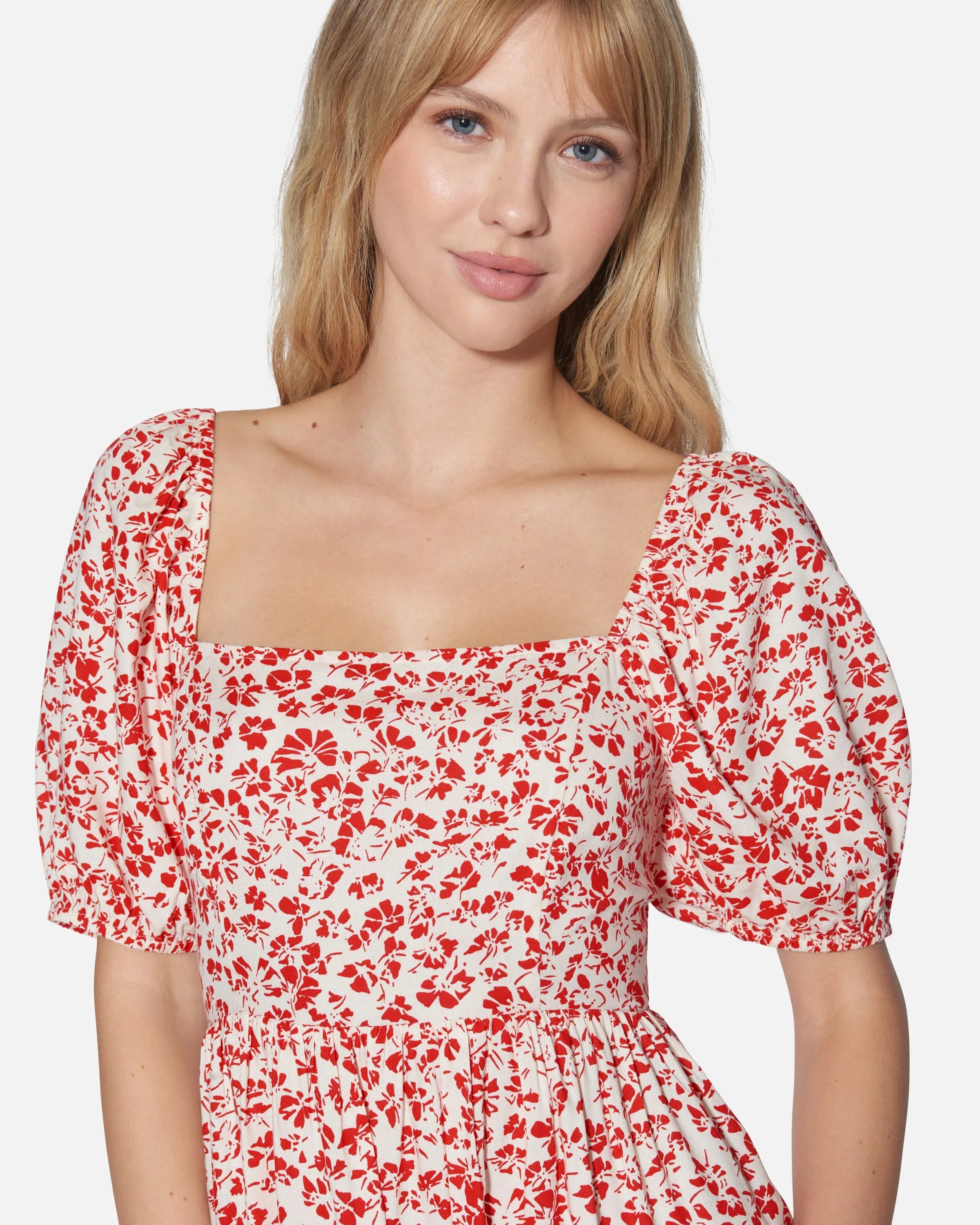 Hurley - Womens Carefree Maxi Dress Rococco Red