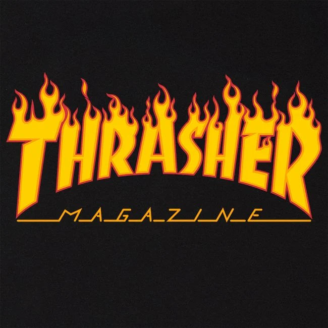 Thrasher - Flame Logo T-Shirt Black