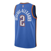 NBA - OKC Thunder Shai Gilgeous-Alexander Icon Edition Blue Jersey