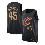NBA - Cleveland Cavaliers Donovan Mitchell Black Jersey