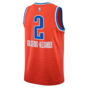 NBA - OKC Thunder Shai Gilgeous-Alexander Orange Jersey