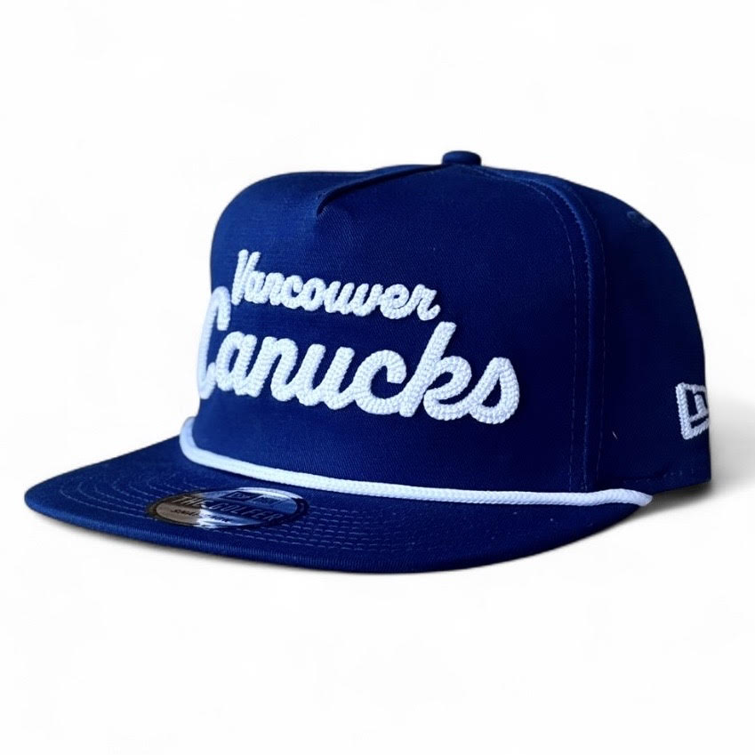 New Era - The Golfer Vancouver Canucks Blue Snapback Hat