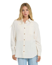 Billabong - Wanderer Solid Long Sleeve Woven Top