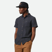 Brixton - Charter S/S Washed Black