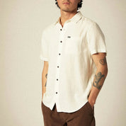 Brixton - Charter Organic Cotton Linen Blend S/S Shirt