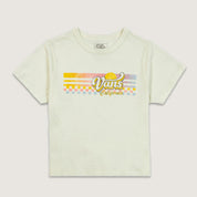 Vans - Kids Sun Stripe Short Sleeve Tee Marshmallow