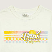 Vans - Kids Sun Stripe Short Sleeve Tee Marshmallow