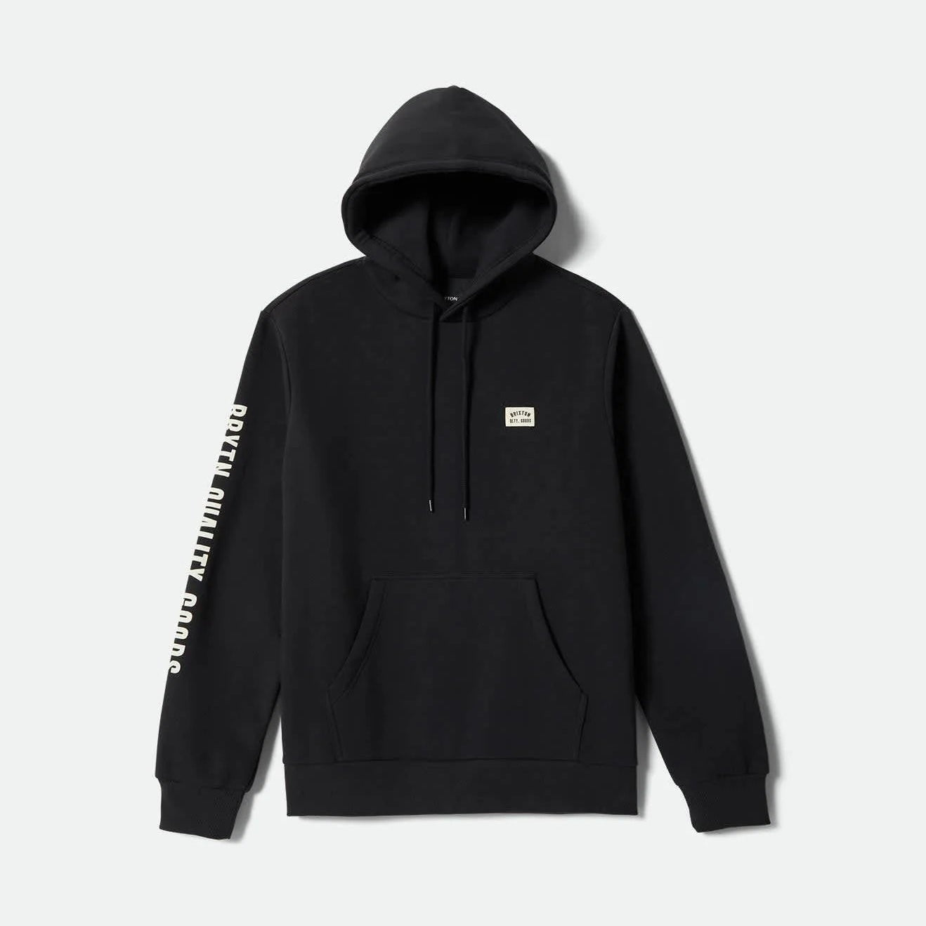 Brixton - Woodburn Label Hoodie Black