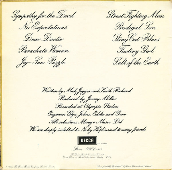 Rolling Stones - Beggars Banquet