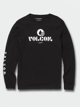 Load image into Gallery viewer, Volcom - Straying L/S Tee Black
