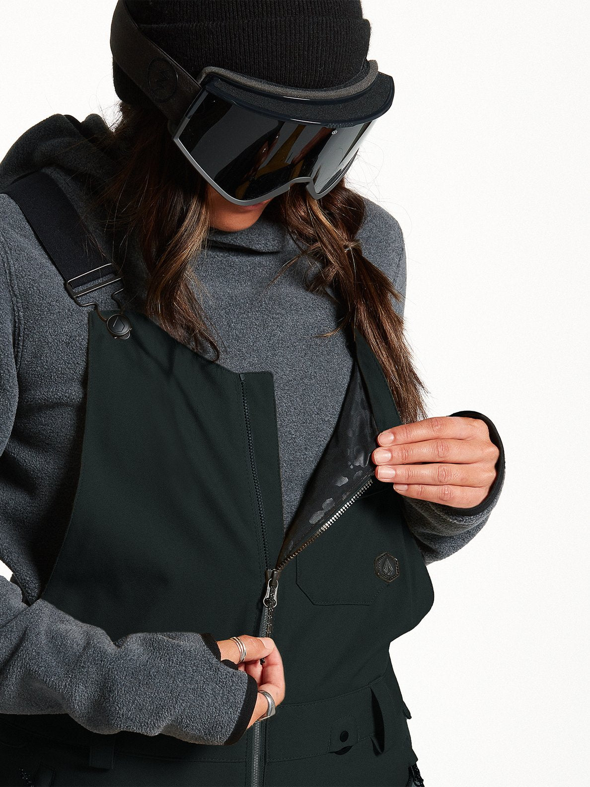 Volcom - Swift Bib Overall Black