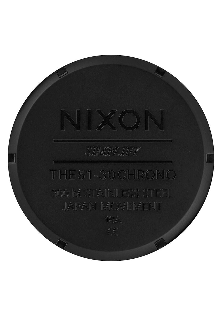 Nixon - 51-30 Chrono All Matte  Black/Black