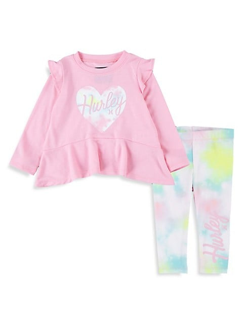 Hurley - Toddler Peplum L/S Leg Set