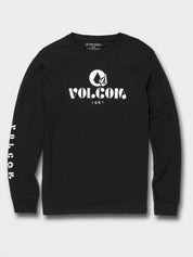 Volcom - Straying Longsleeved Black Tee