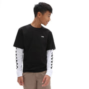 Vans - Boys Long Sleeve Check Twofer