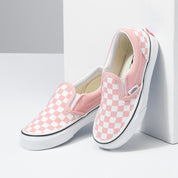 Vans - Kids Checkerboard Classic Slip-On