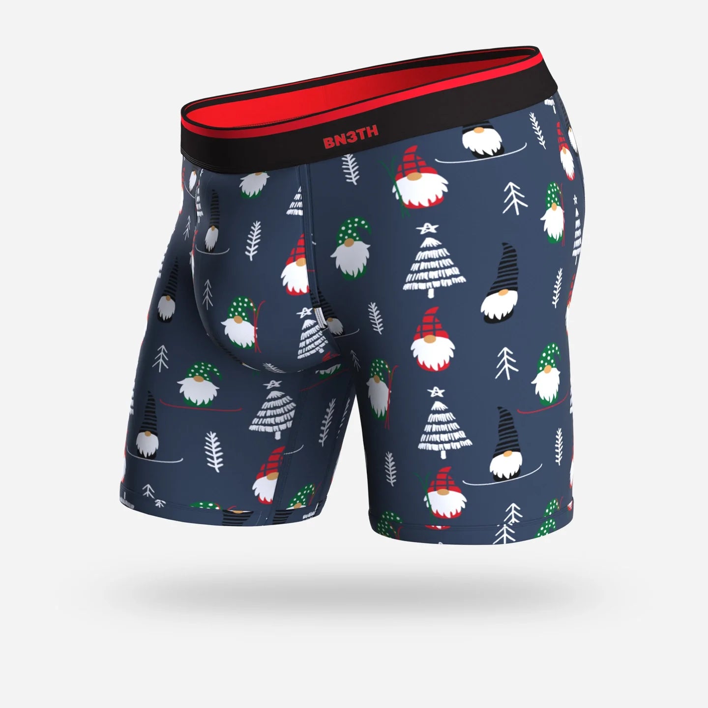 Bn3th - Classic Boxer Brief Print Gnome For The Holidays/Navy