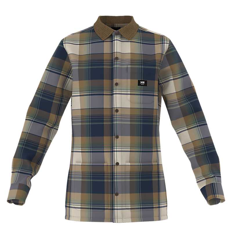 Vans - Saxon Heavy-Weight Flannel Button Down Shirt
