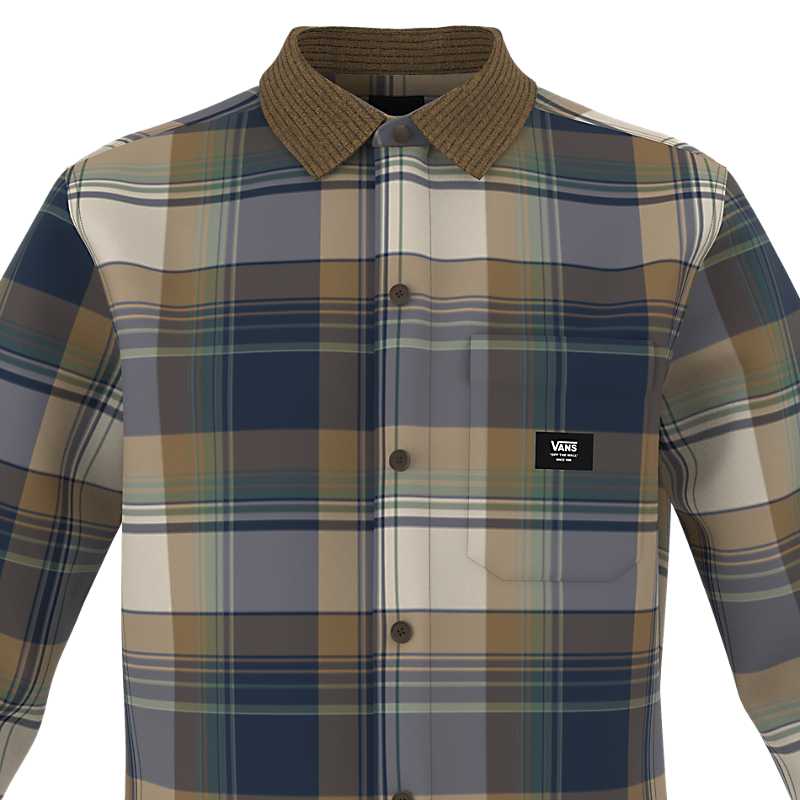 Vans - Saxon Heavy-Weight Flannel Button Down Shirt