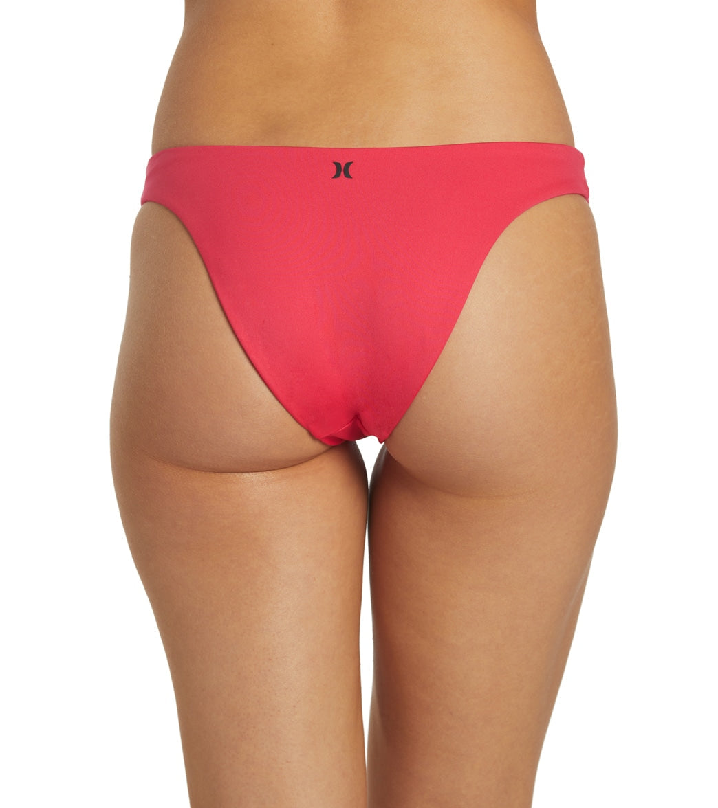 Hurley - Max Solid Cheeky French Bikini Bottoms