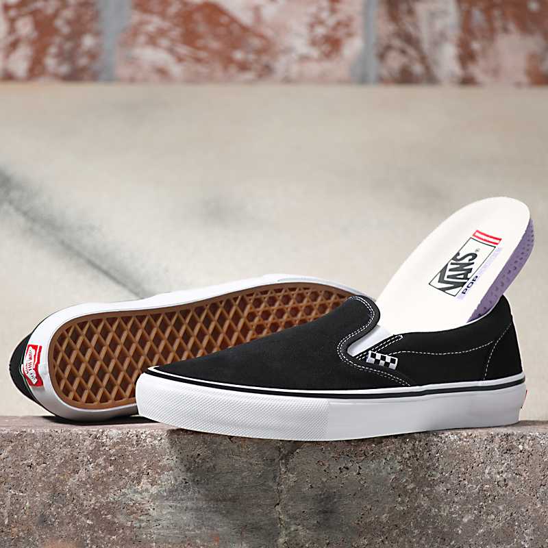 Vans - Skate Slip-On Black/White