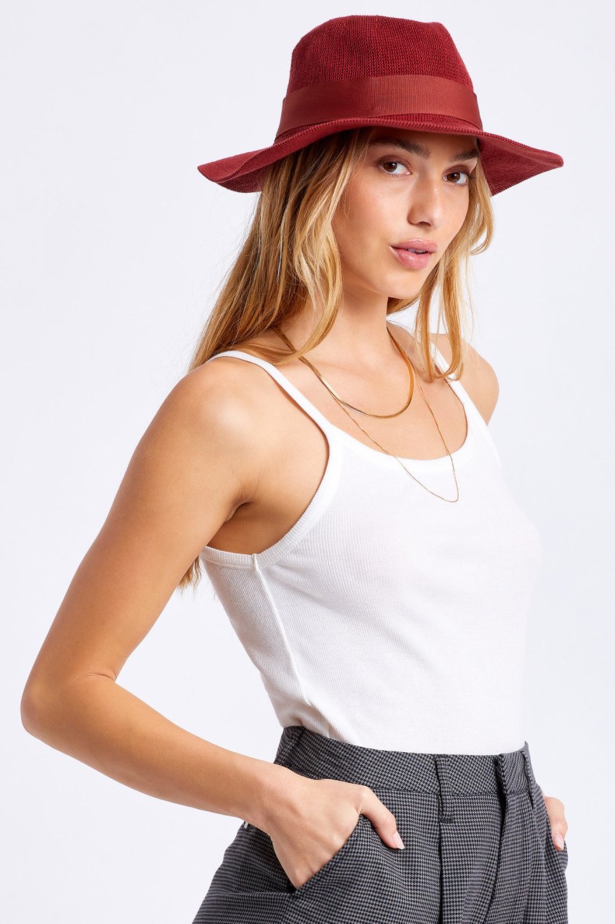 Brixton - Joanna Knit Packable Fedora