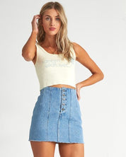 Billabong - Seams Like Indigo Denim Skirt